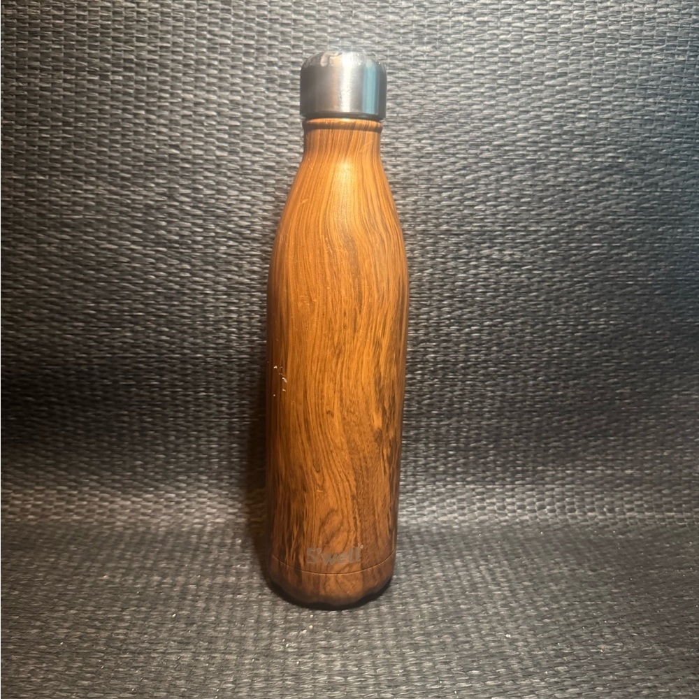 Swell Wood Finish Insulated Bottle